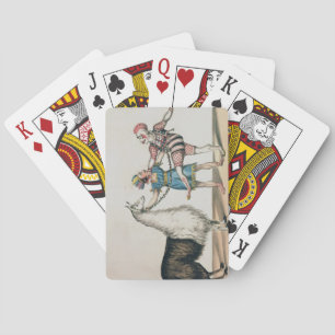 Jeu De Cartes Grimaldi et l'Alpaca, dans le pantomime polaire