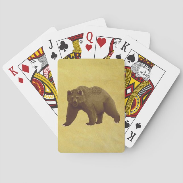 Jeu De Cartes Grizzly Bear (dos)