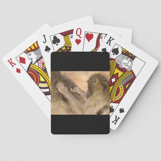 Jeu De Cartes Grooming baboons (dos)