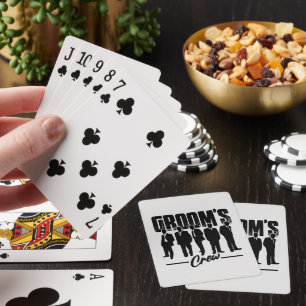 Jeu De Cartes Groom's Crew Groomsmen Bachelor Party