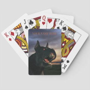 Jeu De Cartes Gros chien noir
