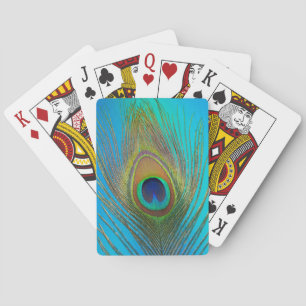 Jeu De Cartes Gros plan de plume de paon