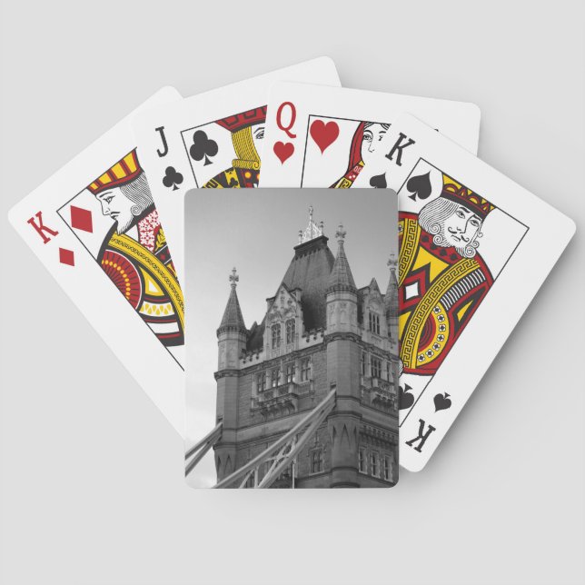Jeu De Cartes Gros plan du London Tower Bridge (dos)
