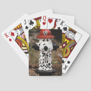 Jeu De Cartes Gros plan d'une borne d'incendie