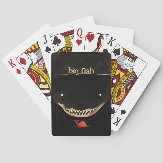 Jeu De Cartes Gros requin foncé (dos)