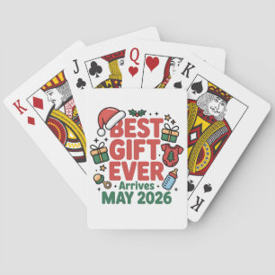 Jeu De Cartes Grossesse Noël Meilleur Cadeau Jamais Arrivée Mai 