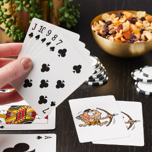 Jeu De Cartes Grotte Garçon Avec Bow Et Flèche
