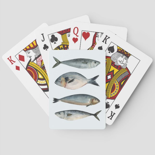 Jeu De Cartes Groupe des quatre poissons (dos)