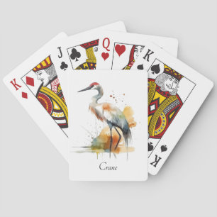 Jeu De Cartes Grue d'errance, personnalisée