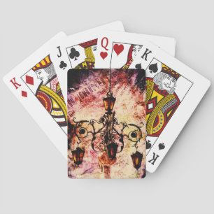 Jeu De Cartes Grunge rose clair Plaza