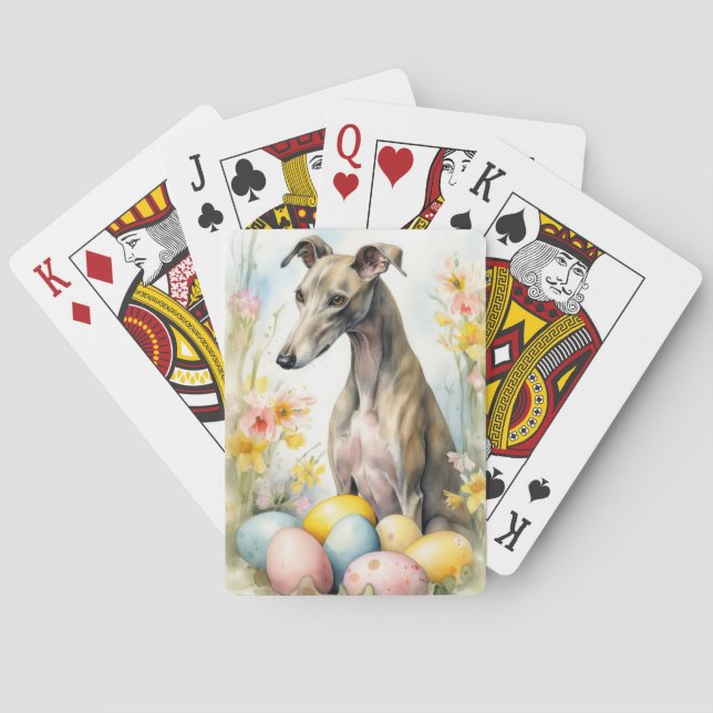 Jeu De Cartes Gryhound aux oeufs de Pâques (dos)