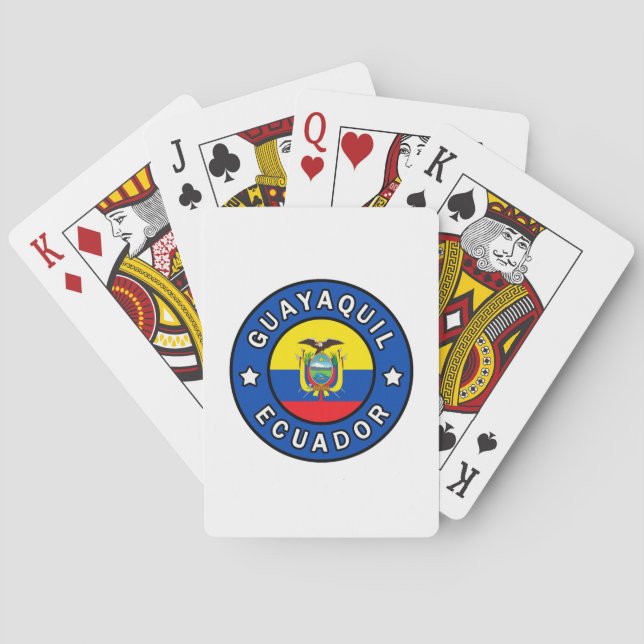 Jeu De Cartes Guayaquil Equateur (dos)