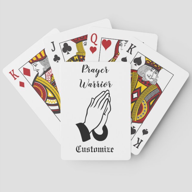 Jeu De Cartes Guerrier de prière prier Thunder_Cove (dos)