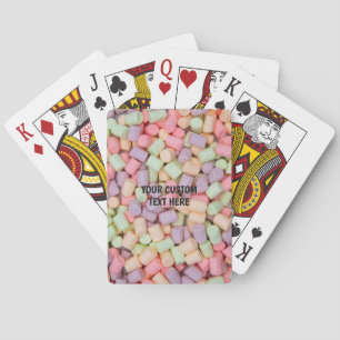 Jeu De Cartes Guimauves Texte Personnalisé