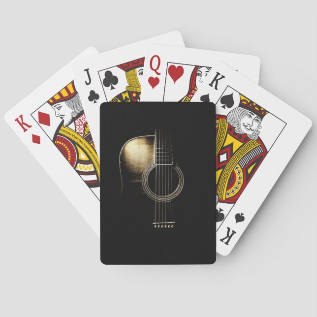 Jeu De Cartes Guitare acoustique Lite (dos)