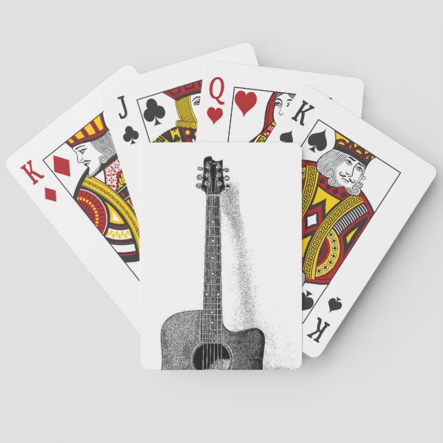Jeu De Cartes Guitare classique (dos)