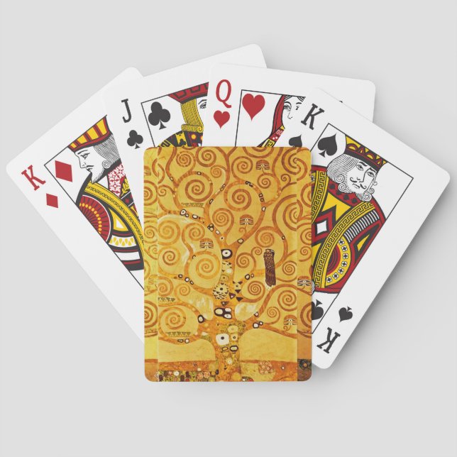 Jeu De Cartes Gustav Klimt Arbre de Vie : Symboliste Art Nouveau (dos)