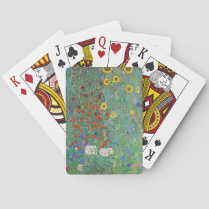 Jeu De Cartes Gustav Klimt - Jardin de campagne avec tournesols