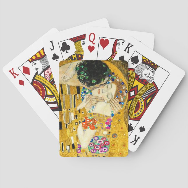 Jeu De Cartes Gustav Klimt - Le baiser / Saint Valentin (dos)