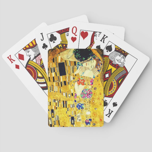 Jeu De Cartes Gustav Klimt - Le baiser / Saint Valentin (dos)