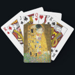 Jeu De Cartes Gustav Klimt The Kiss Vintage<br><div class="desc">Gustav Klimt Le Kiss Vintage Art Nouveau Peinture Le Kiss (En allemand : Der Kuss) a été peint par le peintre symboliste autrichien Gustav Klimt entre 1907 et 1908, le point culminant de sa période d'or, lorsqu'il peignit un certain nombre d'oeuvres dans un style doré similaire. Le tableau est largement...</div>