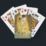 Jeu De Cartes Gustav Klimt The Kiss Vintage<br><div class="desc">Gustav Klimt Le Kiss Vintage Art Nouveau Peinture Le Kiss (En allemand : Der Kuss) a été peint par le peintre symboliste autrichien Gustav Klimt entre 1907 et 1908, le point culminant de sa période d'or, lorsqu'il peignit un certain nombre d'oeuvres dans un style doré similaire. Le tableau est largement...</div>