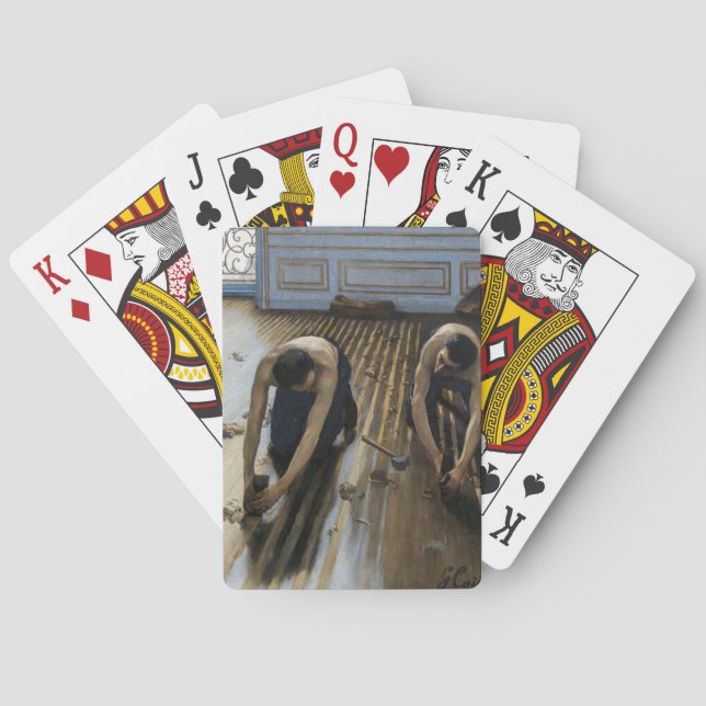 Jeu De Cartes Gustave Caillebotte - Les Graveuses (dos)