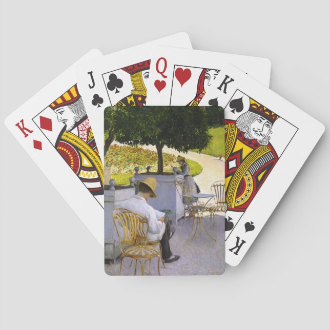 Jeu De Cartes Gustave Caillebotte - Les Orangers (dos)