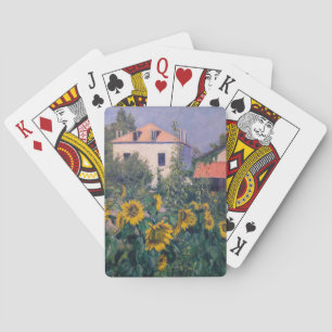 Jeu De Cartes Gustave Caillebotte - Tournesols, Jardin