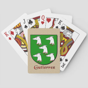 Jeu De Cartes Gutierrez Bouclier héraldique
