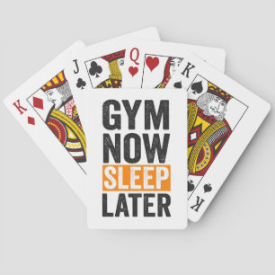Jeu De Cartes Gym Maintenant Dors Plus Tard Drôle Fitness Bodybu