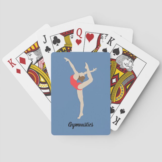 Jeu De Cartes Gymnaste féminine (dos)