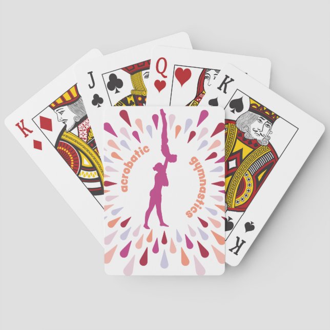 Jeu De Cartes Gymnastique acrobatique Jouer aux cartes (dos)