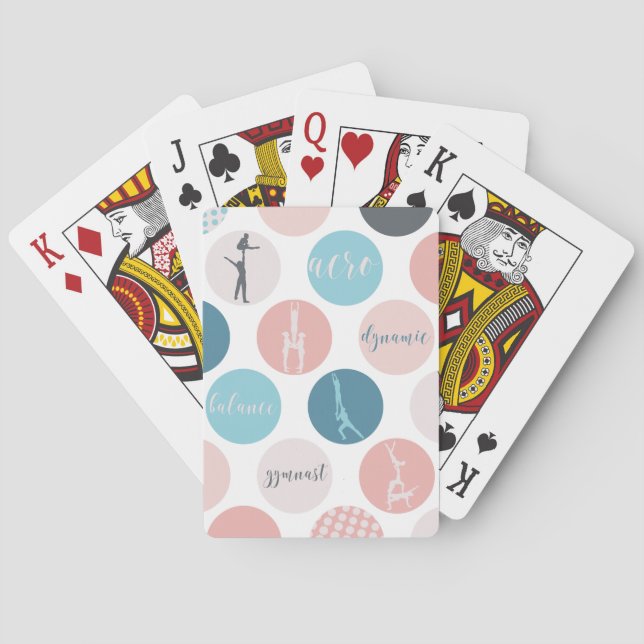 Jeu De Cartes Gymnastique acrobatique Jouer aux cartes (dos)