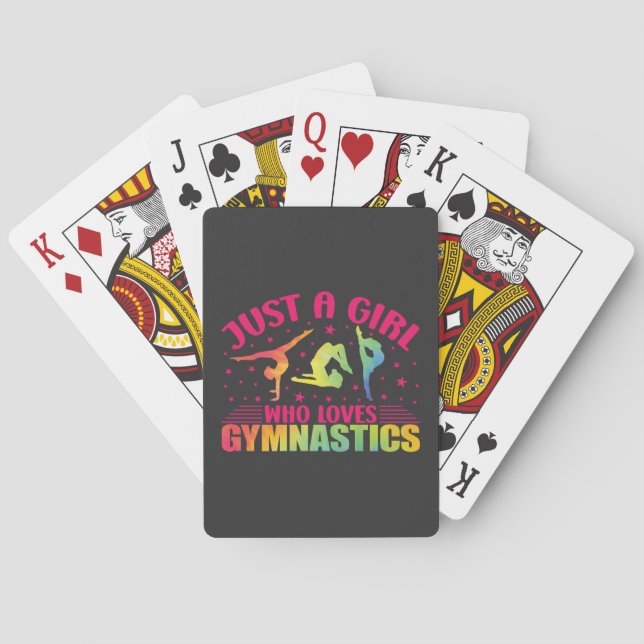 Jeu De Cartes Gymnastique Gymnastique Juste une fille qui aime l (dos)