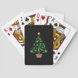 Jeu De Cartes Gymnastique masculine Arbre de Noël