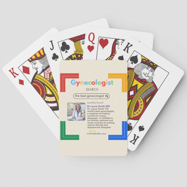 Jeu De Cartes Gynecologist search Google doctor (dos)