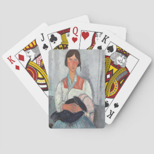 Jeu De Cartes Gypsy Woman with Baby, 1919 (oil on canvas)
