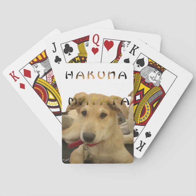 Jeu De Cartes Hakuna Matata Je sais ce que vous pensez pinctur (dos)