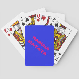 Jeu De Cartes Hakuna Matata Poker Jouer aux cartes