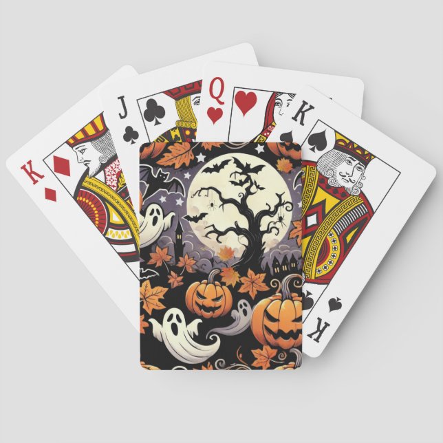 Jeu De Cartes Halloween/Automne/Automne (dos)