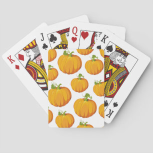Jeu De Cartes Halloween Citrouille Et Éffrayant Trou Ou Traite