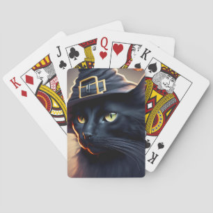 Jeu De Cartes Halloween de chat noir