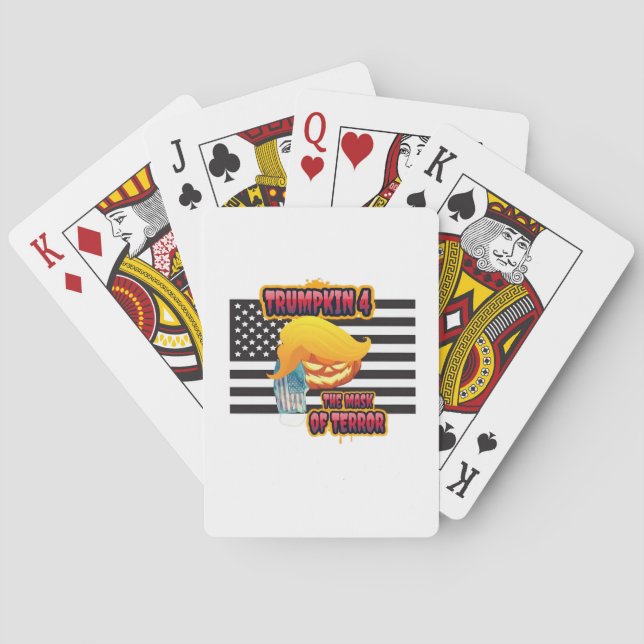 Jeu De Cartes Halloween Funny Trumpkin Classic (dos)