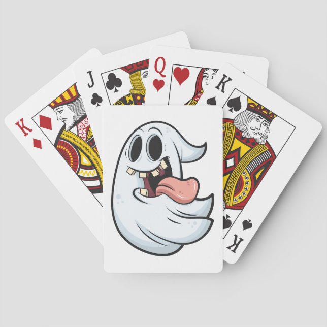 Jeu De Cartes Halloween ghost (dos)