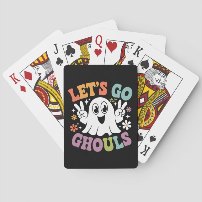 Jeu De Cartes Halloween Go Ghouls Ghost Retro Costume (dos)