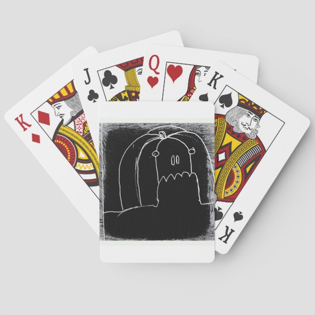 Jeu De Cartes halloween in black parade yaie (dos)