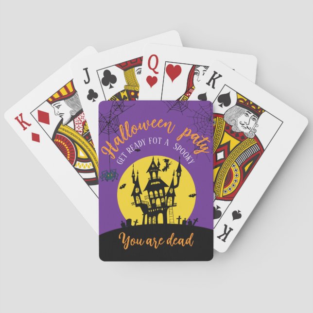 Jeu De Cartes Halloween 🦇 Jouer aux cartes (dos)