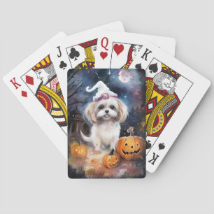 Jeu De Cartes Halloween Malti Tzu Avec Peur Citrouille