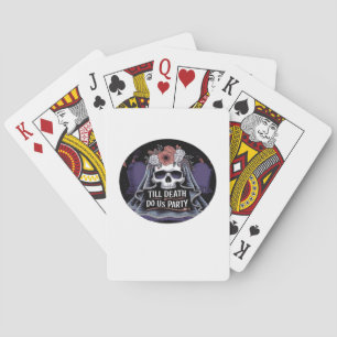 Jeu De Cartes Halloween Mariage Mariage Éffrayant parti Hallowee
